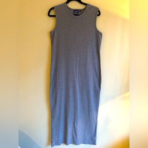 Nautica grey long tube dress - sleeveless. Size Large